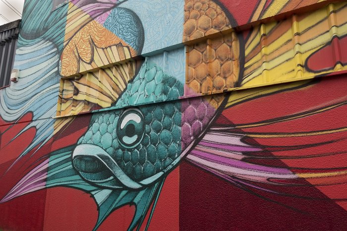 Eskaldoc's tweet image. Suite #CapsAttack Cergy #StreetArt: extraits de la superbe fresque du groupe Norione-Sheka-Farm Prod, OTM-AB et le duo PSO Man et Horror