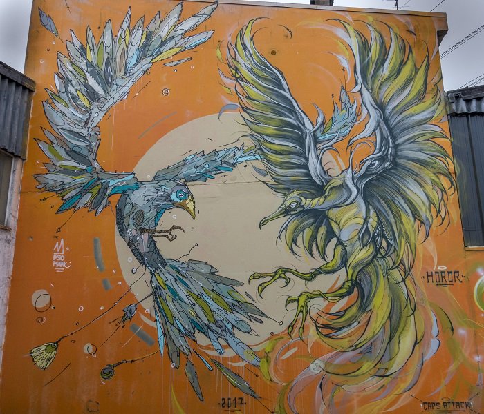 Eskaldoc's tweet image. Suite #CapsAttack Cergy #StreetArt: extraits de la superbe fresque du groupe Norione-Sheka-Farm Prod, OTM-AB et le duo PSO Man et Horror