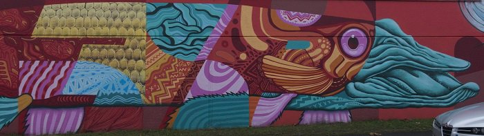 Eskaldoc's tweet image. Suite #CapsAttack Cergy #StreetArt: extraits de la superbe fresque du groupe Norione-Sheka-Farm Prod, OTM-AB et le duo PSO Man et Horror
