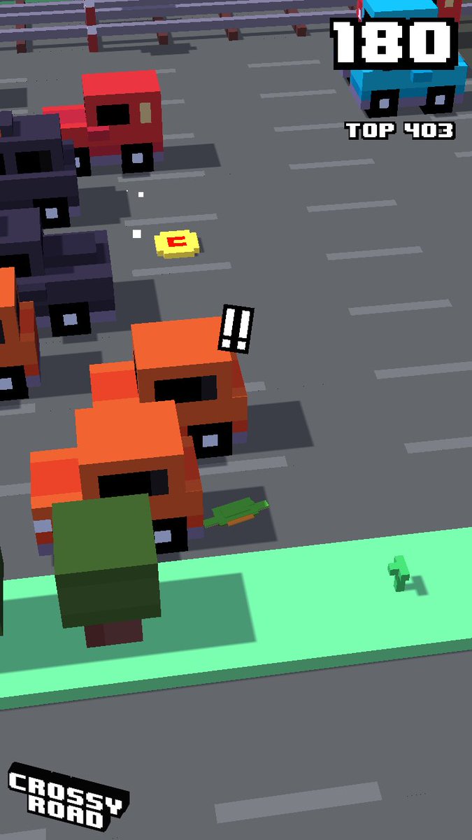 cpnStarkiller's tweet image. #StopLookAndListen or else on #crossyroad. My top is 403. crossyroad.com