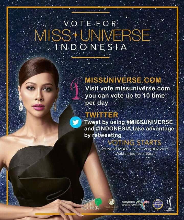 fleurfrontale's tweet photo. How to VOTE? #MissUniverse #Indonesia https://t.co/jQLTBhcsNE