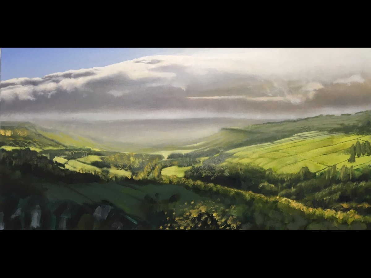 davidjonesart's tweet photo. Rivelin Valley, Sheffield. Oil on canvas, 100cm x 50cm #madeinsheffield #oiloncanvas #landscape https://t.co/57WTHi5QSn
