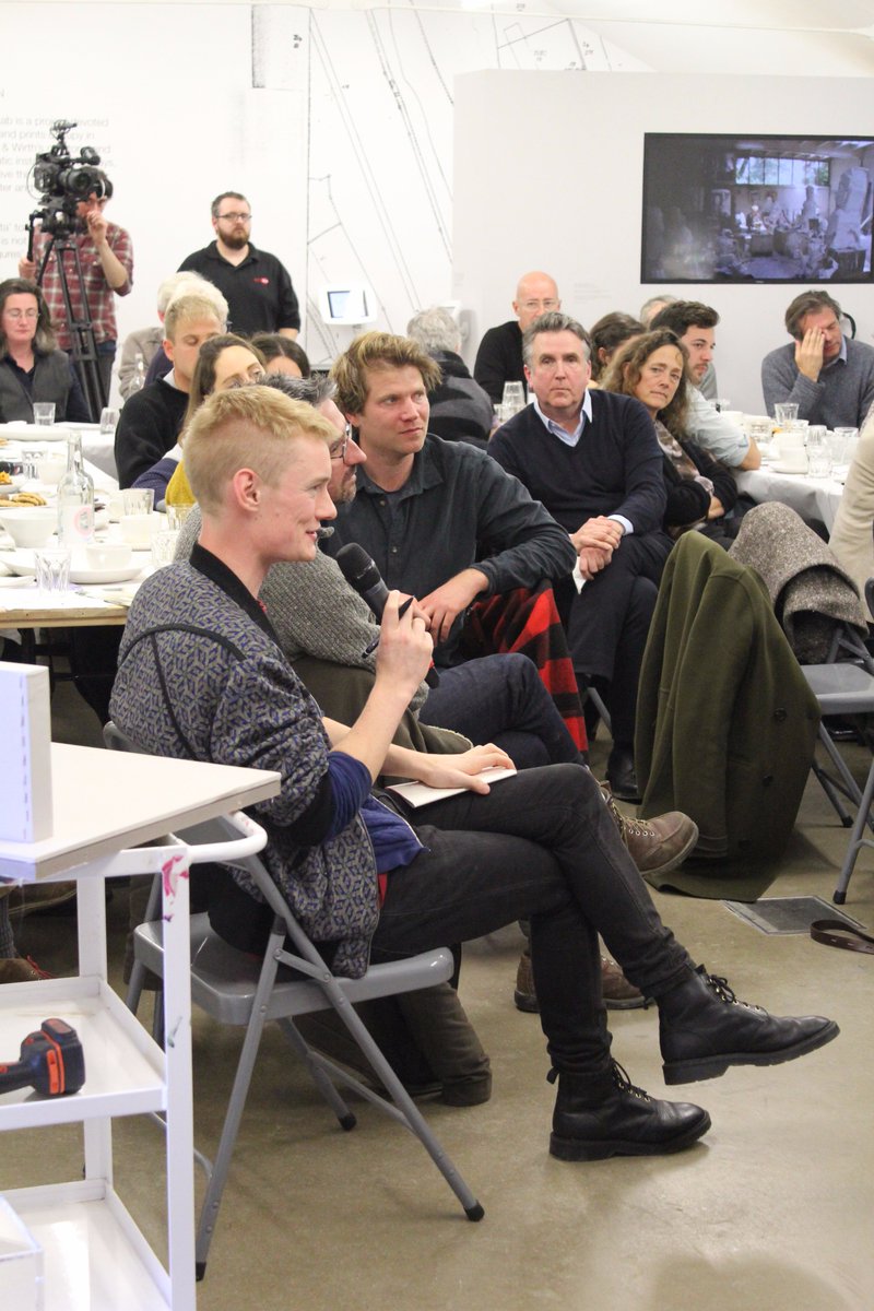 HWSomerset's tweet photo. Leading design collaboratives: NATØ, @MUFarchitecture and Assemble, joined us at #HWSomerset today to discuss their practices, the processes through which they work together and sharing their origin myths. The conversation was chaired by critic and designer @PhinHarper https://t.co/WULhrjopNp