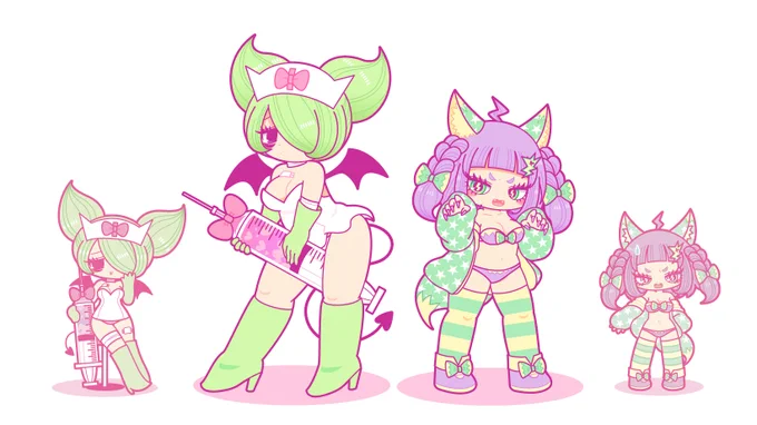 新旧比較。がお〜
#tとろりんタイム 