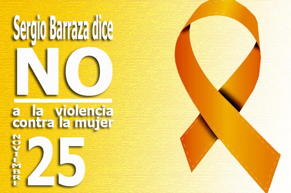 Hoy es el "día naranja" lleva este nombre por que conmemora la defensa de las mujeres violentadas, me uno a esta campaña y resalto la unión del mundo en una causa tan importante como defender los derechos de las mujeres, Unamonos todos "NO más violencia contra las mujeres.