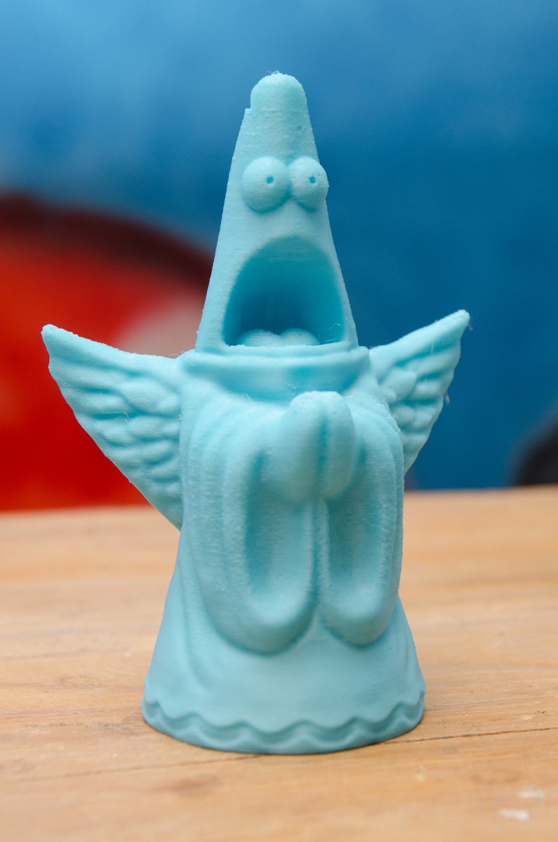 geekc0der's tweet photo. Day 329 of #3dprint365. #3dprinted 3d Printed Patrick Angel
Another xmas tree ornament, this time it's Patrick! (from spongebob ;))
Designed by Ricardo Salomao
#3dprint #3dprinter #thingiverse #cctree #xmas #makersgonnamake #makevember https://t.co/fwLRah3gLX