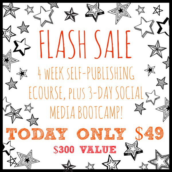 sageadderley's tweet photo. For 24 HOURS ONLY, I'm offering my 4-week Self-Publish With Confidence Ecourse AND my Social Media Bootcamp for only $49! This is easily a $300 VALUE. FLASH SALE ENDS AT MIDNIGHT ON NOV. 25TH. BUY NOW ---> https://t.co/7ge4bLMF47
#shopsmall #amwriting #selfpublish #writerslife https://t.co/1bseXTnZgA