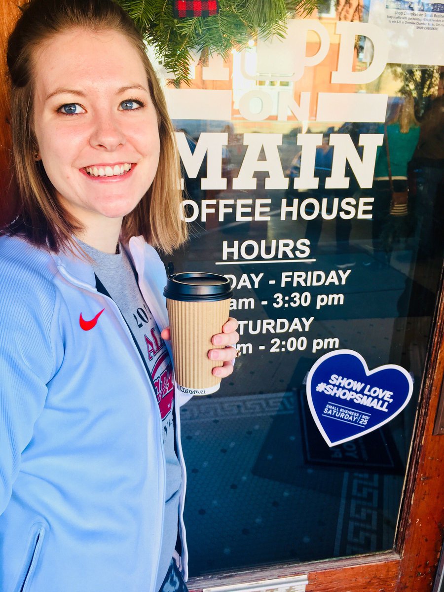 megankcarlson3's tweet photo. #ShopCherokee #SmallBusinessSaturday @MudonMain ♥️☕️ https://t.co/VszW14Ryj6