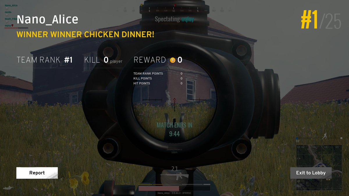 Nano_Alice_'s tweet photo. DONCAP SQUAD#5練習(2試合目）ドン勝つ!!
#DONCAP
#PUBG https://t.co/6dJSH6BFXe