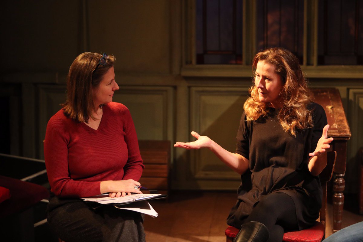 TerriPaddock's tweet photo. #BreakALeg to @HushedPlay cast for the final perf @finborough tonight. I so enjoyed talking to them about this thought-provoking play on faith vs family. #Q&amp;A podcast: https://t.co/1cX4PSIGs8 https://t.co/RWtEl2DSP1