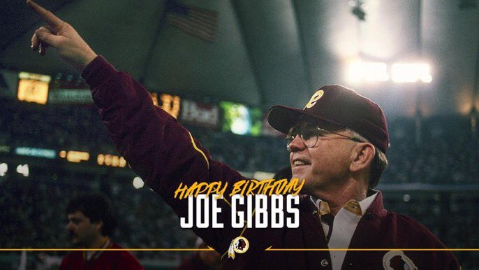  Happy Birthday to the GOAT Coach Joe Gibbs  