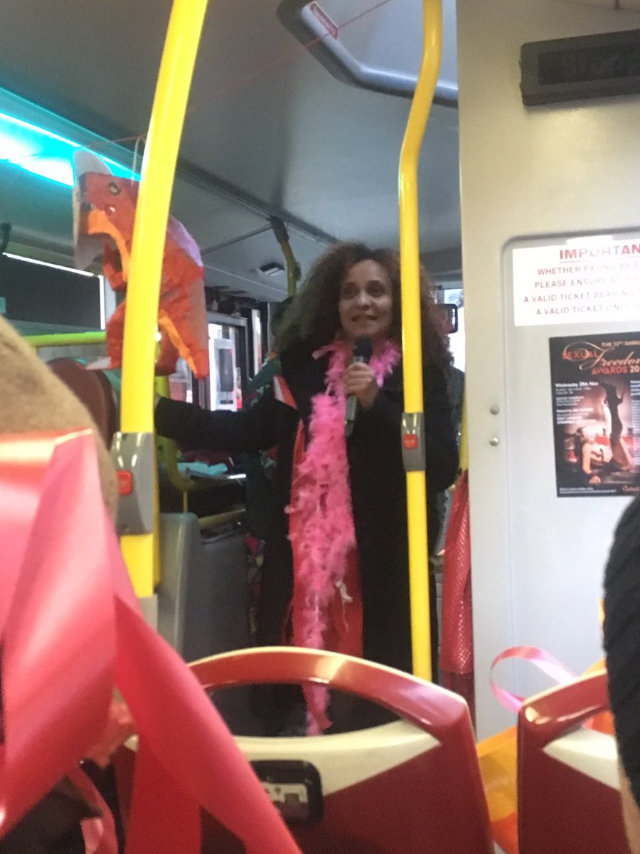 JamesNPCole's tweet photo. At @ACTUP_LDN Bang Bus - @susancolehaley says we need to fight to save essentials HIV support services #StopHIVCuts https://t.co/VJOTtHH3ln