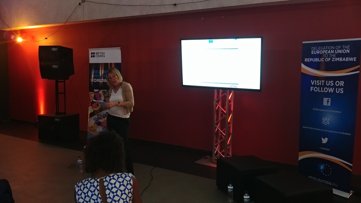 zwBritish's tweet photo. We are LIVE: Harare City Library launching #SouthWestech #phonicsmagic in collaboration with @euinzim https://t.co/TnCk1weIRk