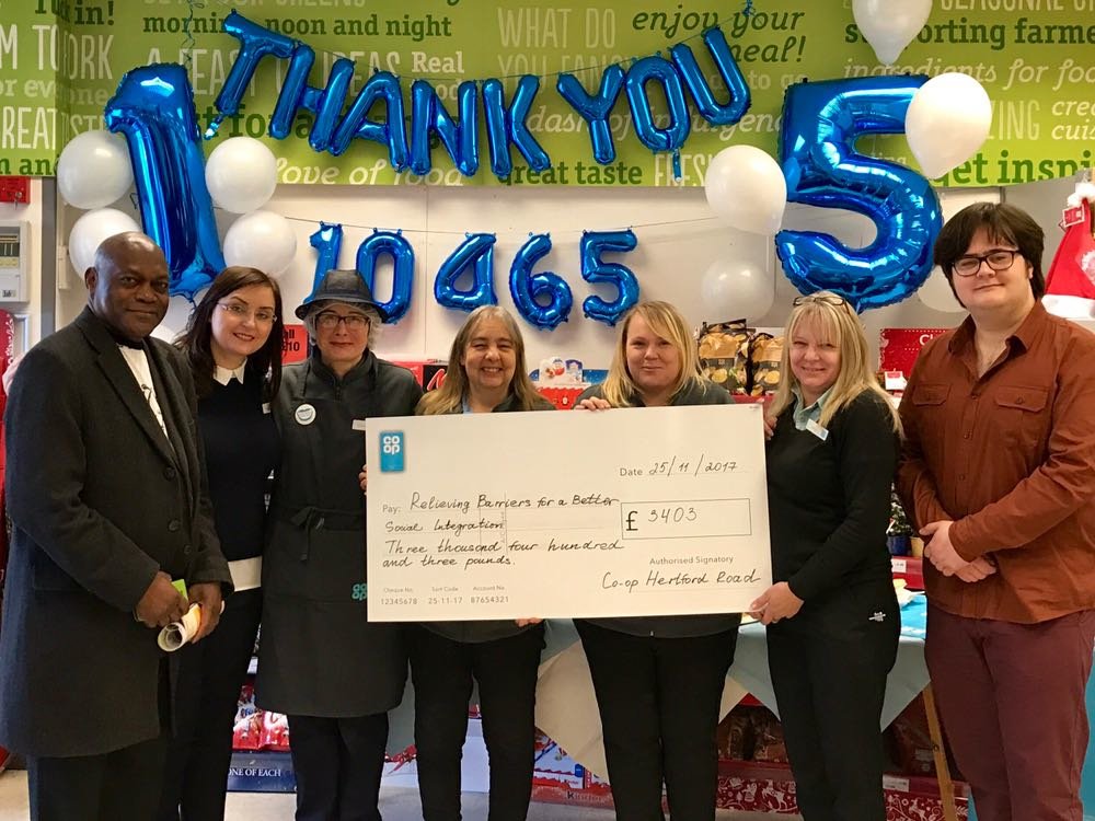 Hertford rd Coop , celebrating our community fund