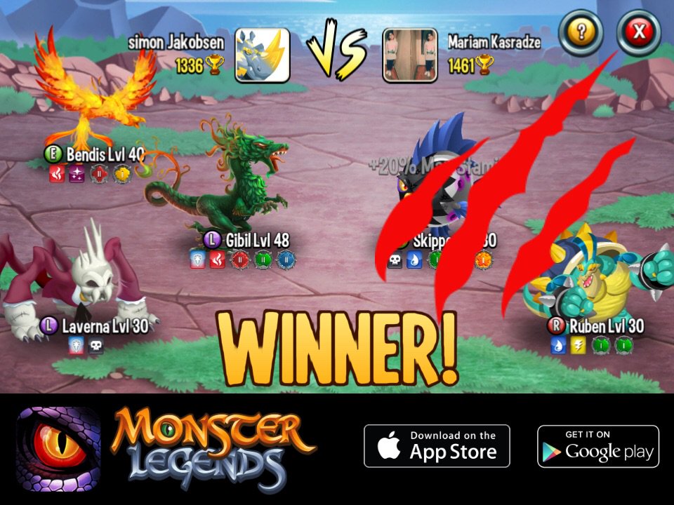 Robloxvideo4's tweet image. I rule at the Monster Legends Arena! If you dare to challenge me, start collecting monsters! m.onelink.me/8651e4be