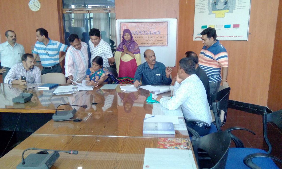 UBLPBranch's tweet photo. @gmswr @drmubl Staff Contact &amp; Grievance Redressal Camp at Diesel Shed/UBL on 24/11/2017 https://t.co/zGJuKnEltv