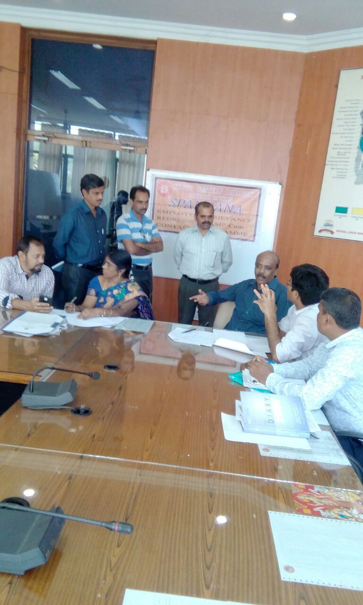 UBLPBranch's tweet photo. @gmswr @drmubl Staff Contact &amp; Grievance Redressal Camp at Diesel Shed/UBL on 24/11/2017 https://t.co/zGJuKnEltv