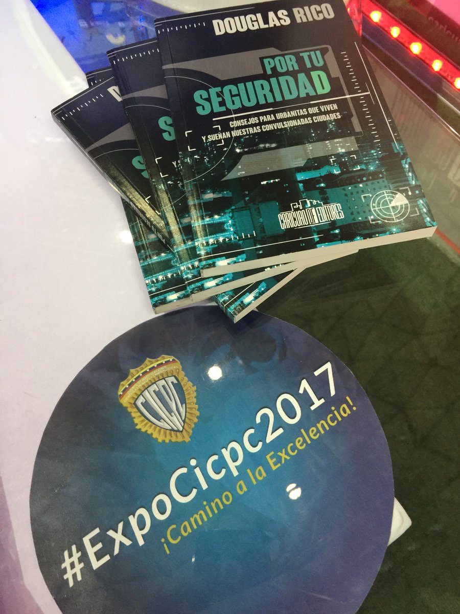 El día de hoy estaré firmando los libros #PorTuSeguridad en la #ExpoCicpc2017