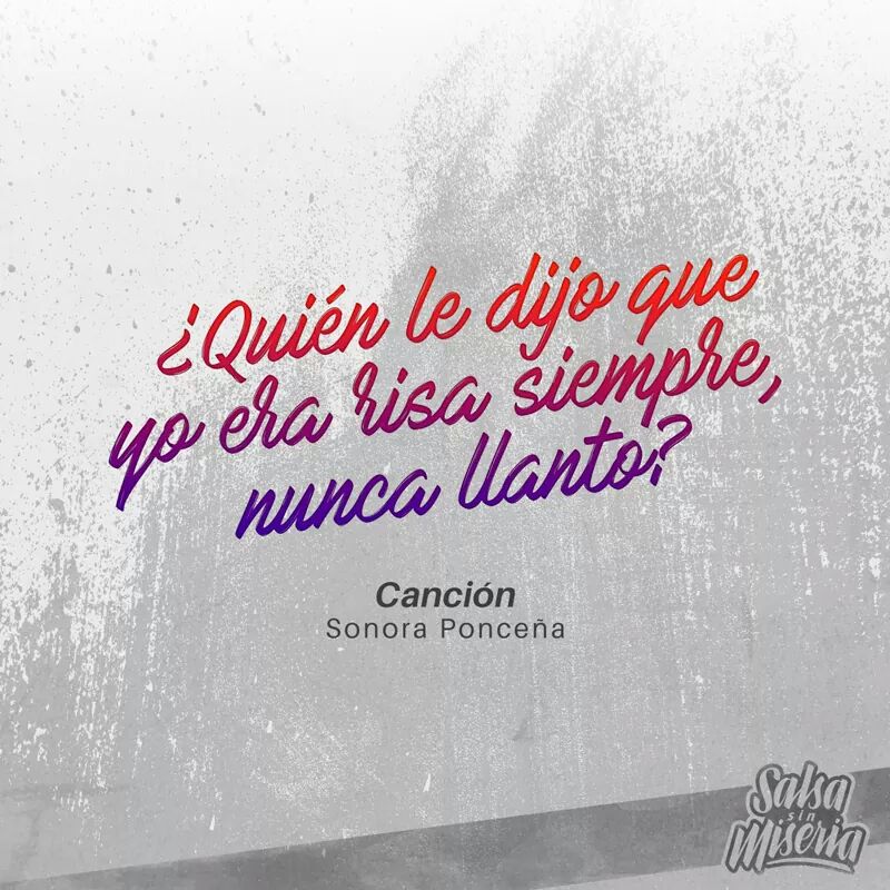 SalsasinMiseria's tweet photo. #Pregonando | ‘Canción’ ► Sonora Ponceña
https://t.co/FaISTWgROL
#SalsasinMiseria https://t.co/upjC3j7yvZ