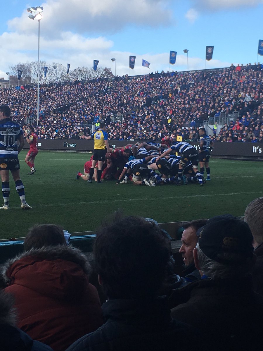 so after winning a little Facebook competition me and <a href="/ciderhead17/">Ben Atkins</a> went to see @bathrugby vs harlequins with our prize tickets today, now looking forward to receiving my bottle of gin through the post courtesy of @ChaseDistillery Thank you day a fab day out!!