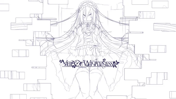 #このタグを見た人はラフ画とその完成絵を見せる 