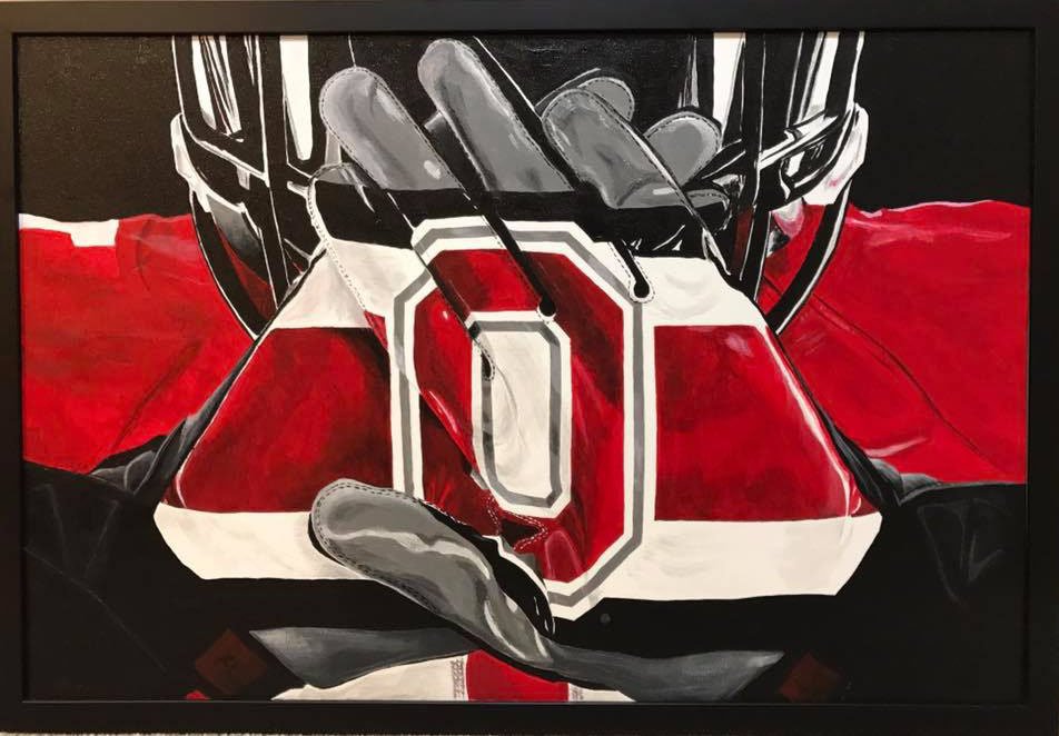 AmericanFrame's tweet photo. It doesn't matter if you're framing your grandfather's game jersey from his days playing for Michigan or a painting of your beloved Buckeyes. We've got you covered. #americanframe #thegame #therivalry #wolverinesvsbuckeyes #uofm #osu #OSUvsMICH https://t.co/JDDgtmKsDo