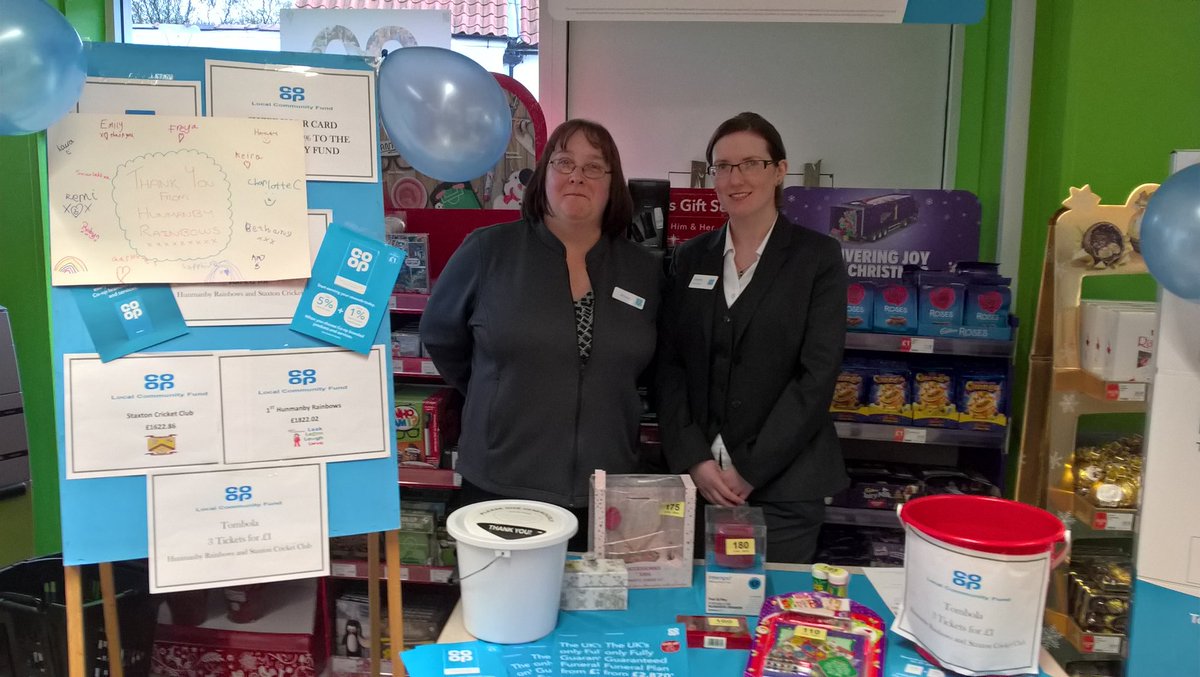 JodiePask1's tweet photo. Worthwhile afternoon @CoopHunmanby celebrating Co-op local causes @CoopFuneralcare @ljallen2505 https://t.co/VQ0yCKXCgZ