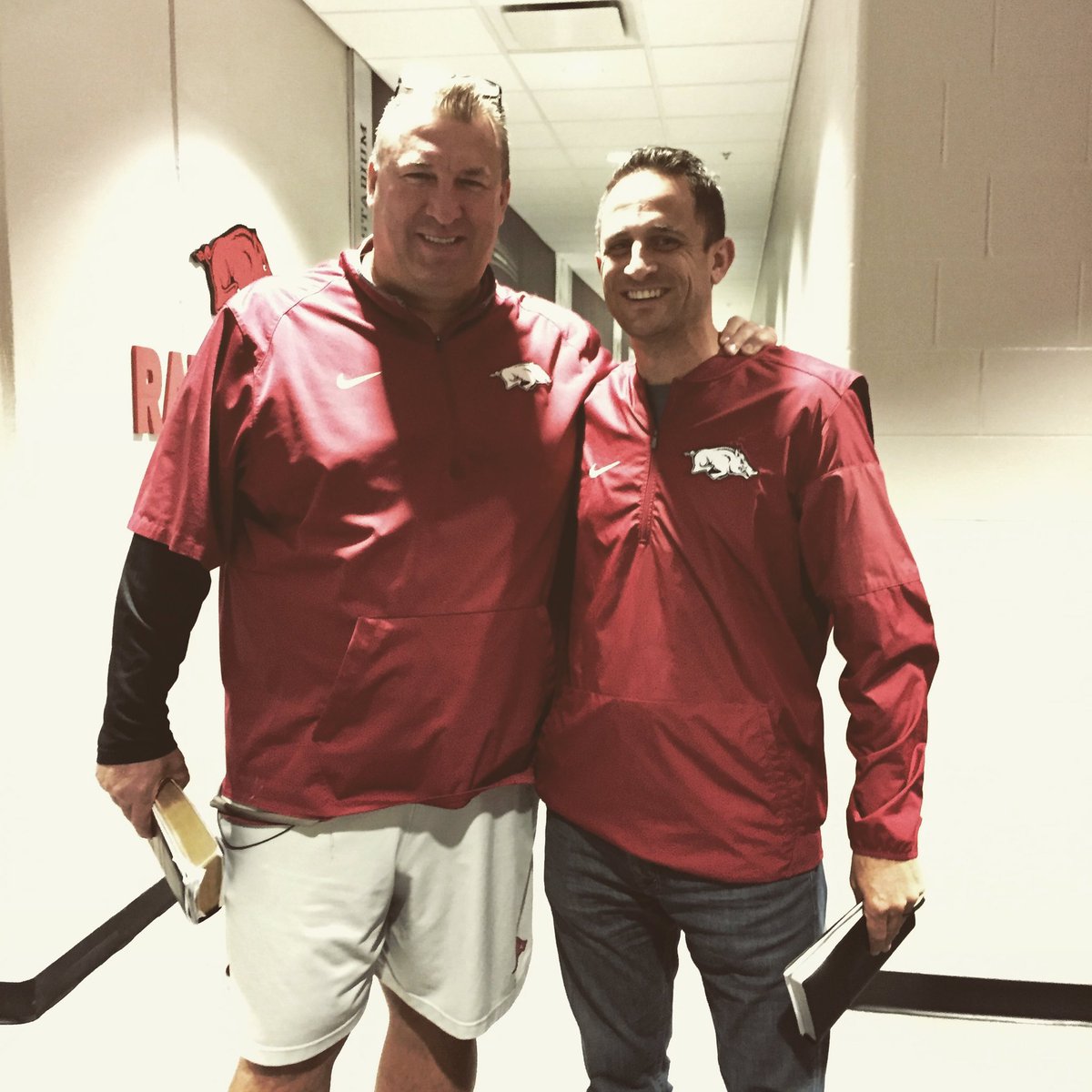 Gr8ful 4 the heart, l-ship, &amp; investment <a href="/BretBielema/">Bret Bielema</a> has made at AR. Not just in the program but in the lives of his players and coaching staff. We're huge fans! Cheerin u &amp; <a href="/jenbielema/">Jen Bielema</a> on!! 👏🏼