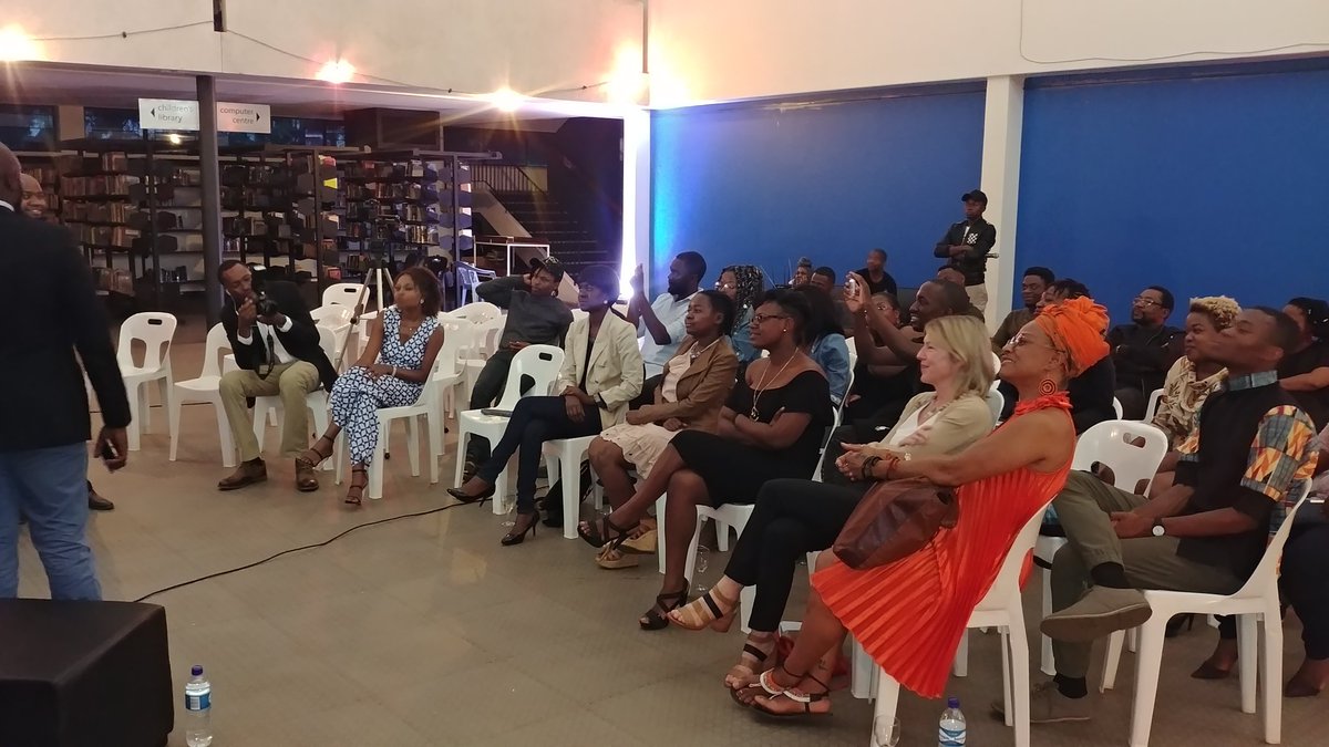 zwBritish's tweet photo. #southwestech #phonicsmagic app launch promoting collaboration between South and West Africa at the Harare City Library. A great atmosphere https://t.co/IC4YkR1tSx