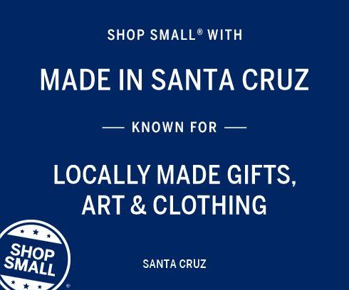 madeinsantacruz's tweet photo. TODAY! #ShopSmall on #SmallBizSaturday! (831)426-2257 #MadeInSantaCruz #SantaCruz #UCSC #Skateboard #RecoveryPillow https://t.co/gJGgQo8Cme https://t.co/HvpkKMJGbq