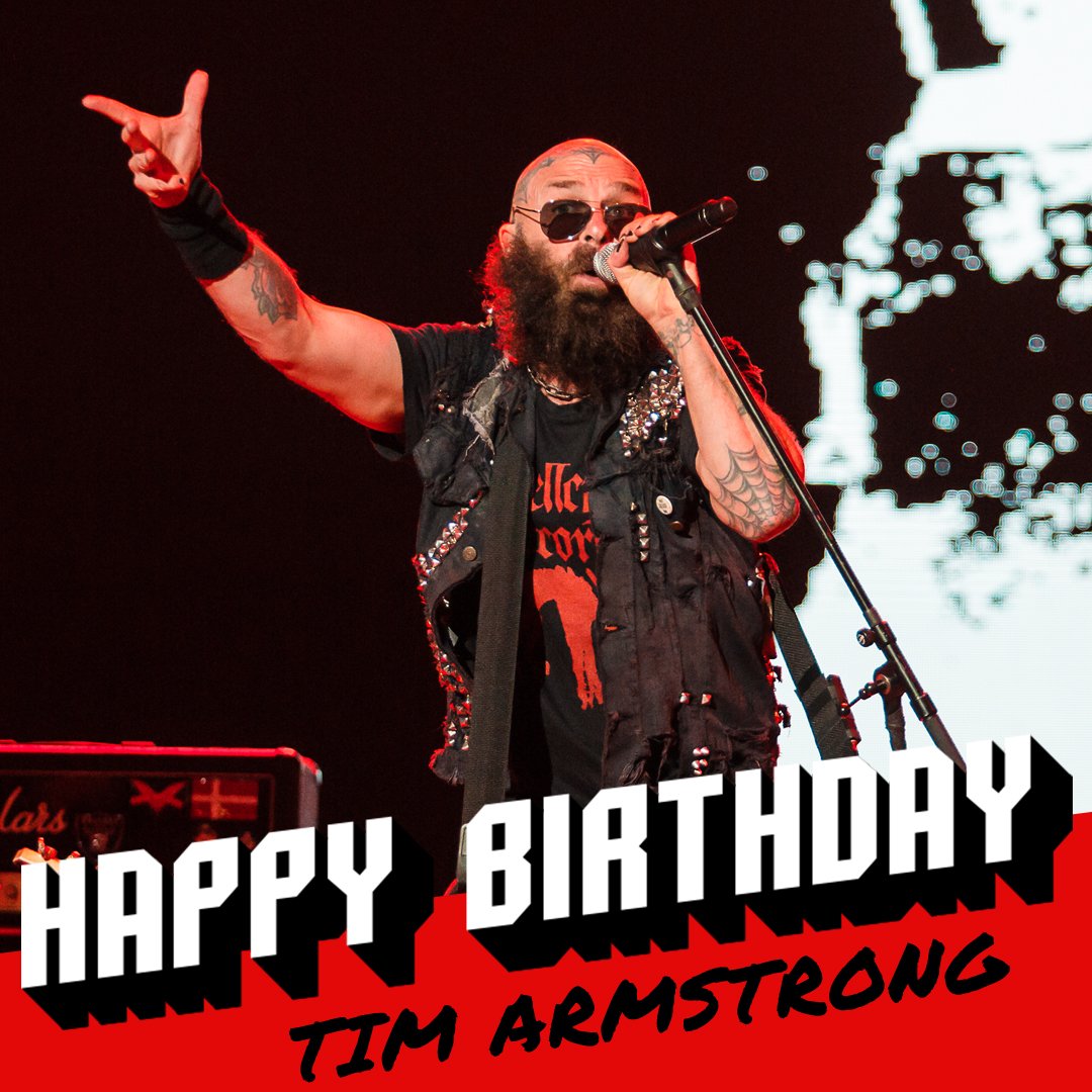 Happy 52nd birthday to Tim Armstrong! 