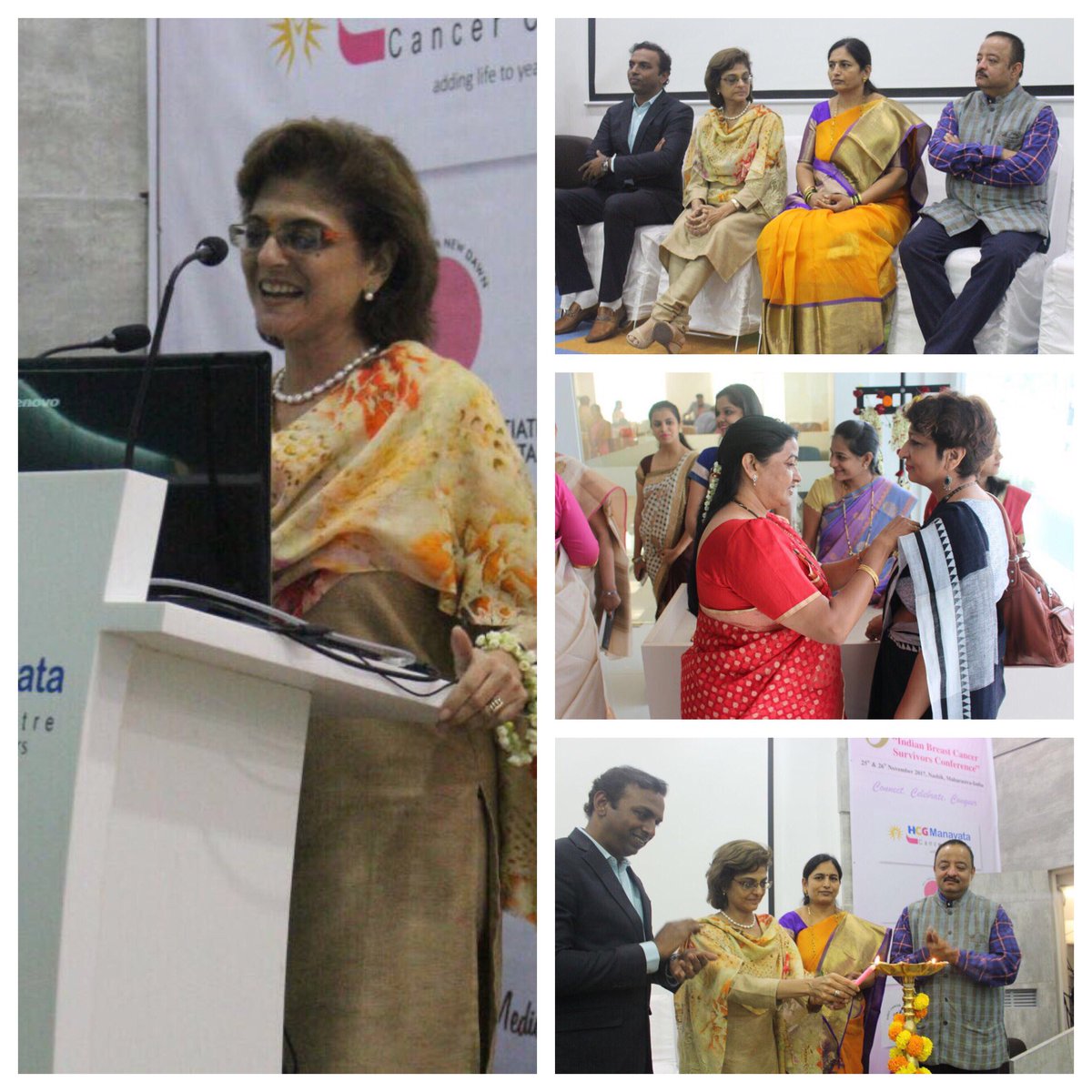 The 6th Indian Breast Cancer Survivors Conference inaugurated &amp; attended by 400+ survivors. Fantastic exhibition of patients talent. Scientific sessions by Dr Shona Nag, Anupama Mane, Bhushan Zade, Dr Pranjali Gadgil &amp; team HCG Manavata