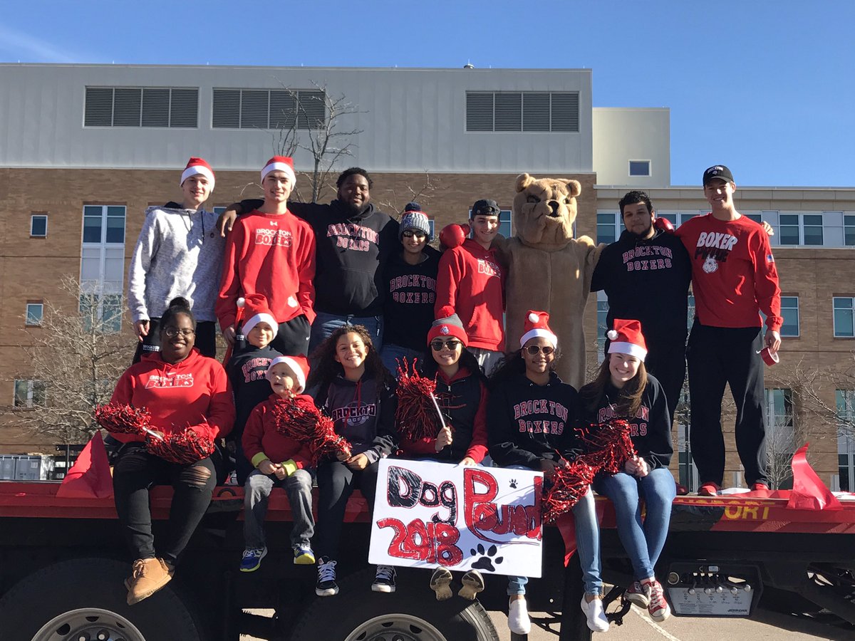 BrocktonDeca's tweet photo. Getting ready for the Christmas Parade. Come out to watch us! https://t.co/7kM69AUL6L