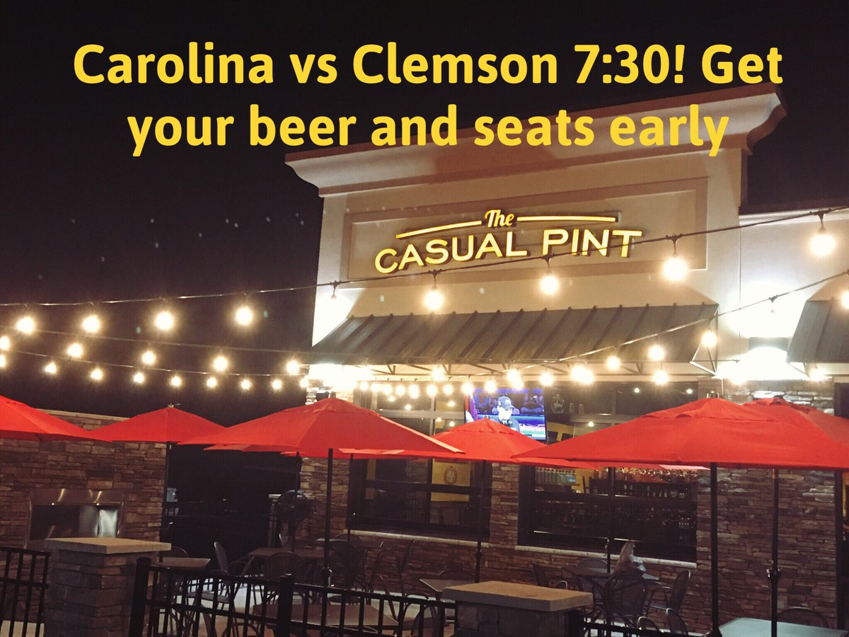 cplexingtonsc's tweet image. Don’t have a ticket for today we got you!  Great beer and food selections! #gococks #gotigers #thecasualpintlexingtonsc