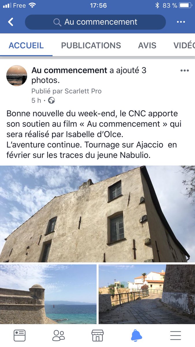 FilmsPortalis's tweet photo. Un soutien essentiel! Merci le cinéma français de nous faire confiance. #aucommencement #isabelledolce #ajaccio #corse https://t.co/CULEReS3U3