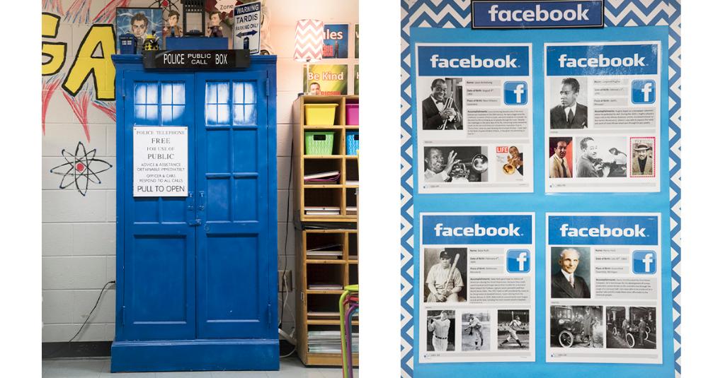 ScholasticEdu's tweet photo. We want to live in Sherah Cash’s #CoolClassroom! Check out her time-traveling treasures: https://t.co/eoiIMRFRkC #ClassroomOrg #TeacherTips https://t.co/sgPb1dfAxy