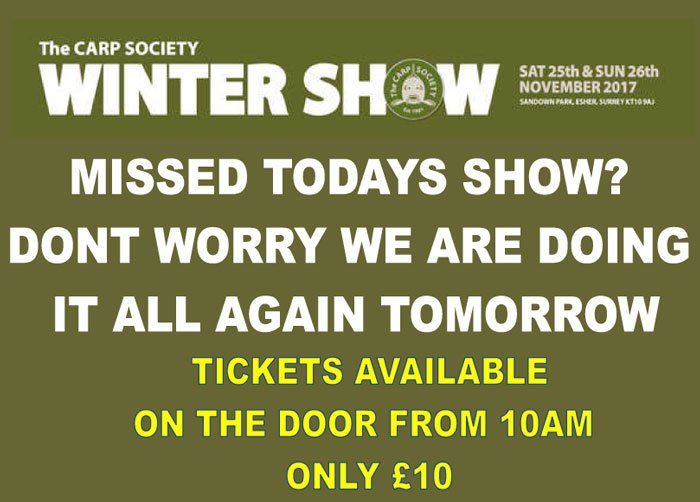 CarpWinterShow's tweet photo. THAT WAS A BUSY DAY! THANK YOU TO ALL WHO ATTENDED, MISSED IT DON'T WORRY WE ARE DOING IT ALL AGAIN TOMORROW https://t.co/fQgNO0pp9p https://t.co/nKyfezwR5o