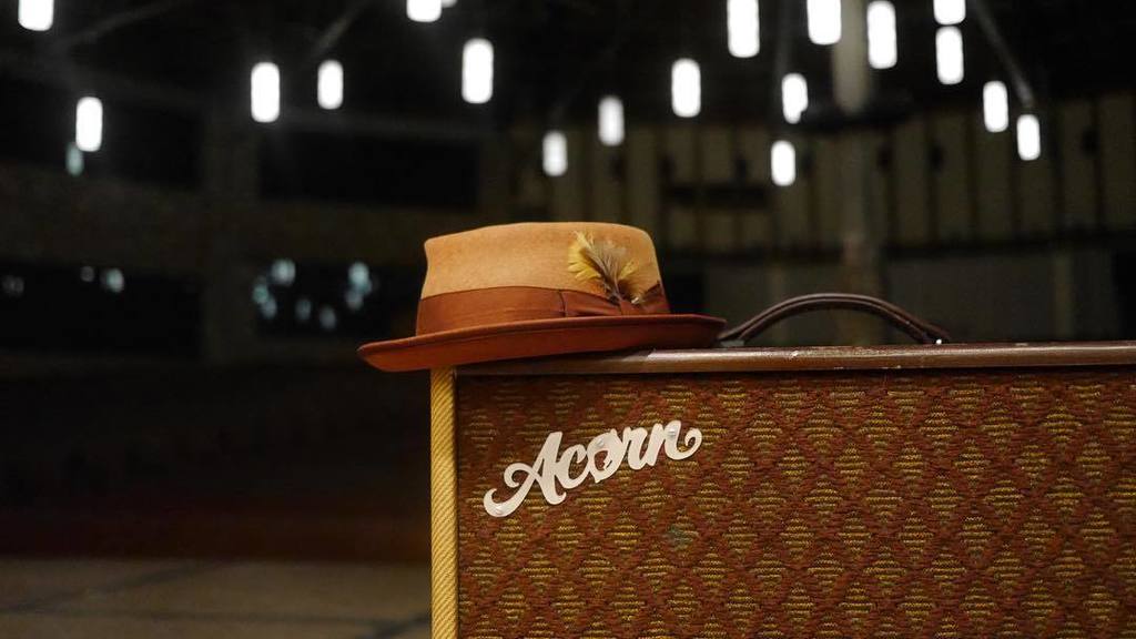 SamBurchfield's tweet photo. Shoutout to @acornamps for fixing this guy up in time for the recording this week in @montreat - Incredible people and incredible amps!

#knowyourtone #acornamps #samburchfield #hats https://t.co/EOHI2SvrwZ