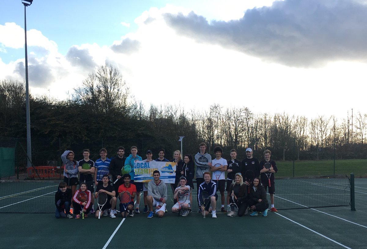 Great turn out for the second team challenge of the year #unitennis #teampompey