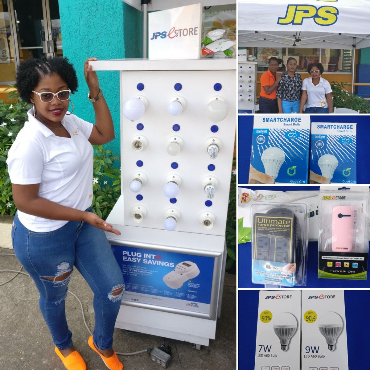 myJPSonline's tweet photo. LIT DEALS on the Boulevard!
#TeamJPS is at Boulevard Supercentre TODAY with 15% discount on all our #JPSeStore items such as LED Bulbs, surge protectors, powerbanks & More! https://t.co/3EwNIT64Oo