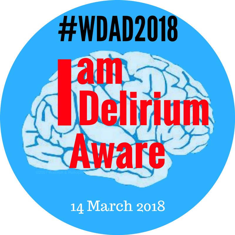 A_MacLullich's tweet photo. World Delirium Awareness Day is on 14 March 2018 :)

Can you help? Organise local teaching events, set up stalls, print posters and leaflets, etc. You can search #WDD2017 to see what people did this year.

Follow @iDelirium_Aware  &amp; #WDAD2018

iDelirium: https://t.co/Pxoi69oGSG https://t.co/PXU1Hh3kDf