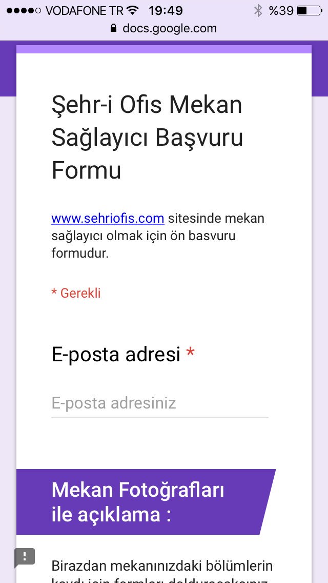 sehriofis's tweet photo. Şehr-i Ofis'de mekan sağlayıcı olmak artık çok kolay! https://t.co/EZpfThbGSD üzerinden kayıt formunu hemen doldurun! #coworkingspace #sehriofis #spaceprovider #venueprovider https://t.co/PMxDdSBAAX