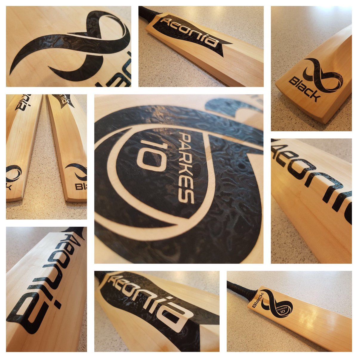 AeoniaActive's tweet photo. What do you think? 

As part of our new product development we have been testing a new cricket design. The Aeonia BLACK, we like it how about you?
#cricketbat #cricket #innovation #bespoke https://t.co/HIrwtUm396