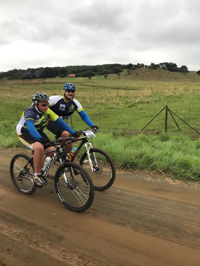JackalberryMTB's tweet photo. Some of our #jb2017 legacy riders. Kids doing the last 30km with the team. https://t.co/sBJ4Vv5IOX