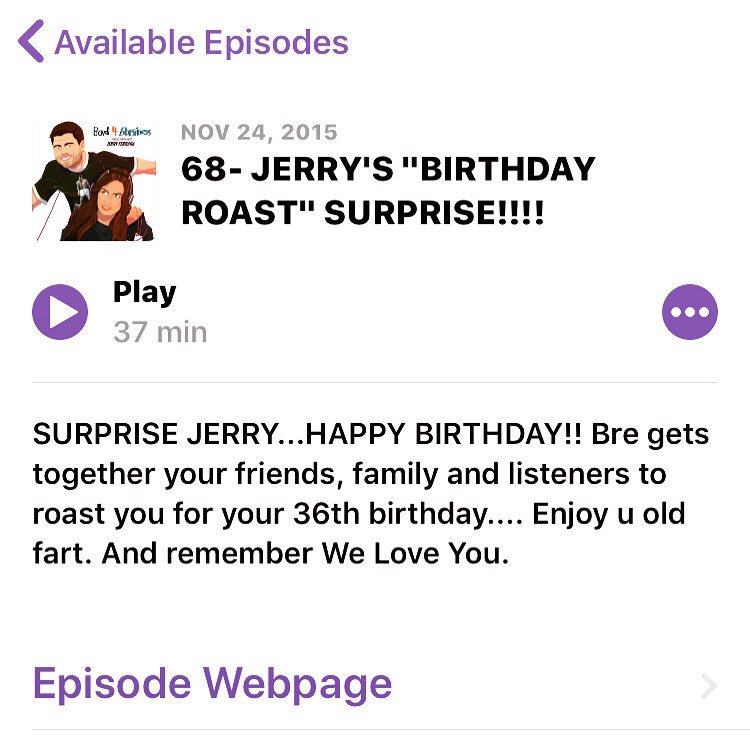 A big HAPPY BIRTHDAY  to this surprise birthday roast episode  