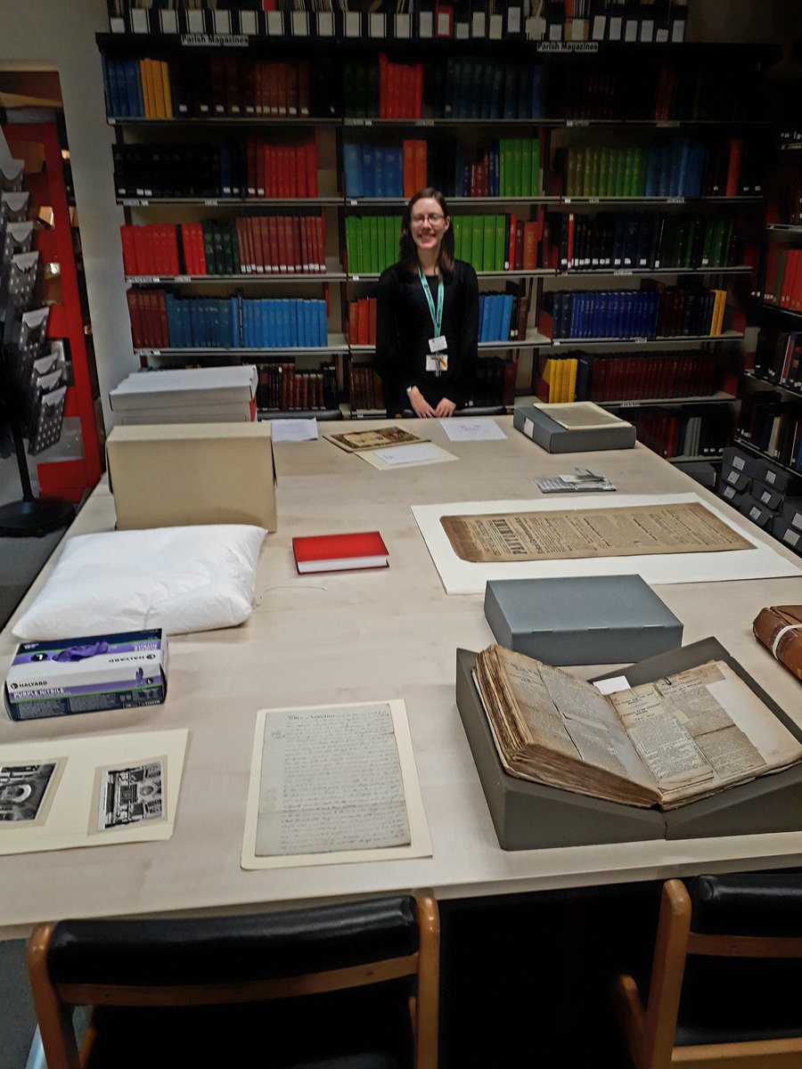 nellyfitzpat's tweet photo. Thank you @richmondlibs for a fascinating insight into 'The journey of a document into an archive'. #explorearchives https://t.co/AO93m1tgGB
