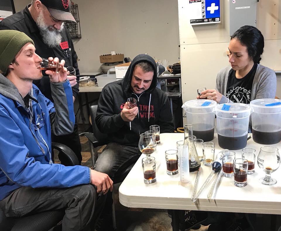 Heathen Brewing (@heathen_brewing) on Twitter photo This week, we sat down with <a href="/KafiexRoasters/">Kafiex Roasters - Coffee Lab</a> on a new coffee porter - Coming Soon!
We held blending trials with a few different cold brews and the porter base to find the perfect concoction of the two brews. #SmallBusinessSaturday #shopsmall This week, we sat down with <a href="/KafiexRoasters/">Kafiex Roasters - Coffee Lab</a> on a new coffee porter - Coming Soon!
We held blending trials with a few different cold brews and the porter base to find the perfect concoction of the two brews. #SmallBusinessSaturday #shopsmall