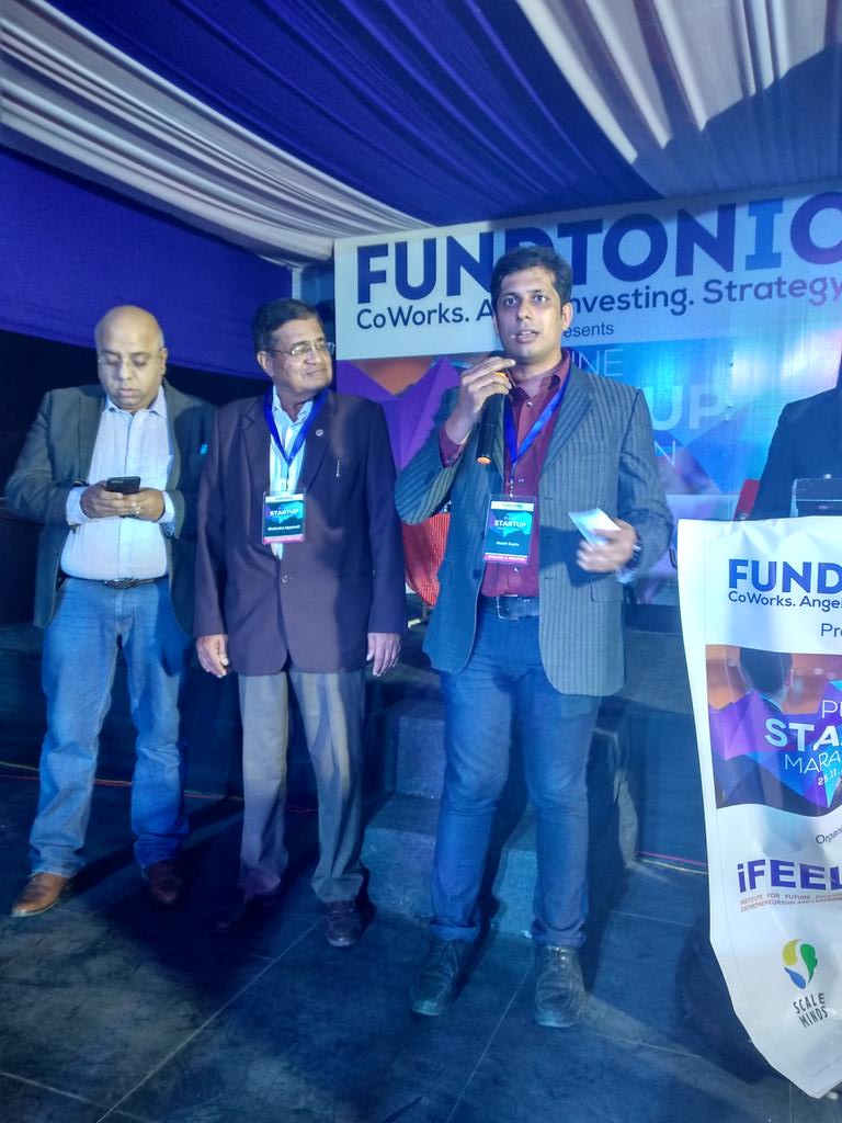 FundTonic's tweet photo. With presentation of FundTonic Startup of the Year Awards 2017, we close #PuneStartupMarathon. See you next year! Do stay tuned for future updates and events. https://t.co/T3RGOQZbIU