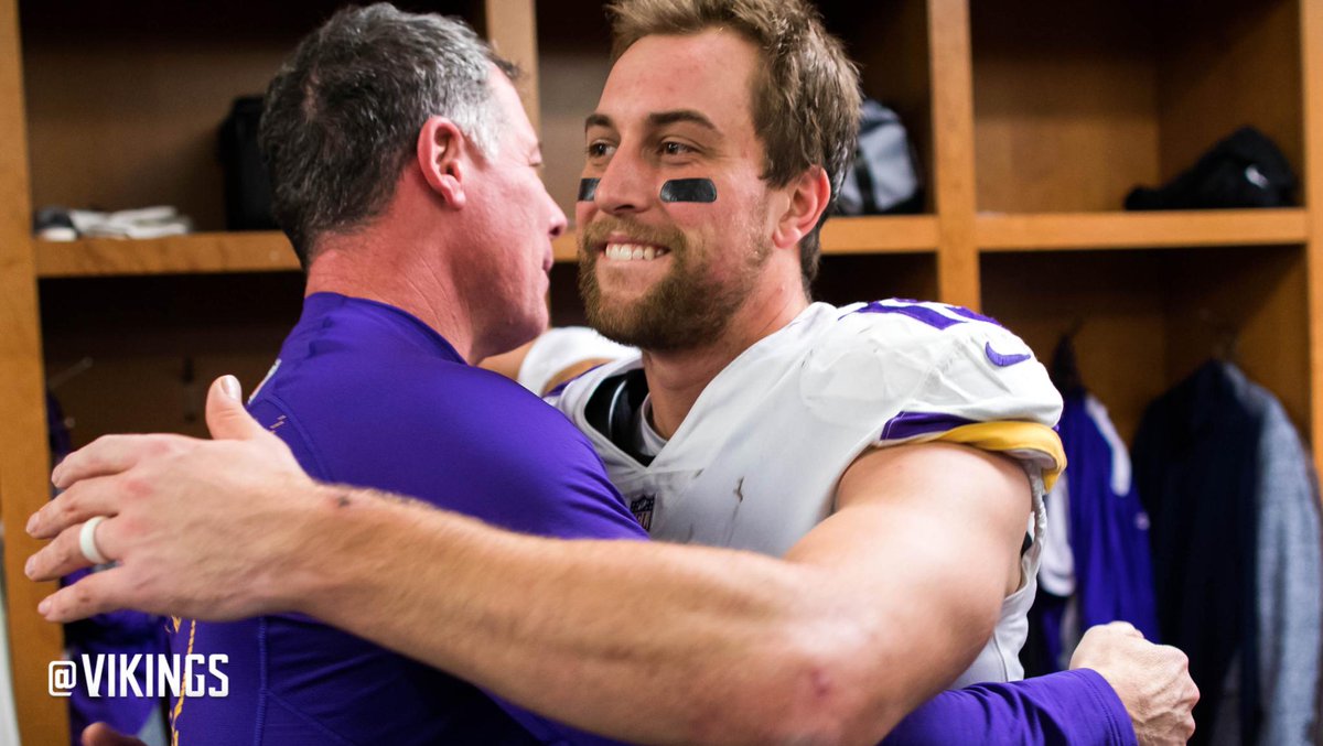Vikings's tweet photo. #Vikings offense through 11 games:

2017 - 375.7 yards per game and 24.6 points per game
2016 - 294.9 yards per game and 19.8 points per game

📺: https://t.co/VDJK8HfH0h https://t.co/BEgAImVCnt