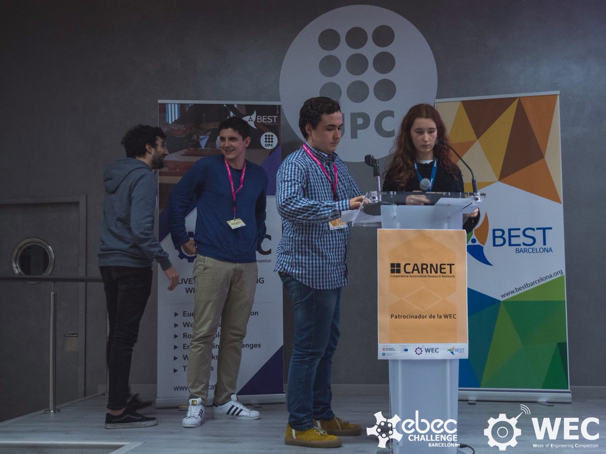 #EBEChallenge Case Study teams just presented their results to professors of <a href="/la_UPC/">Universitat Politècnica de Catalunya (UPC)</a> and professionals of <a href="/carnetBCN/">CARNETBCN</a>. Good job! #WEC17